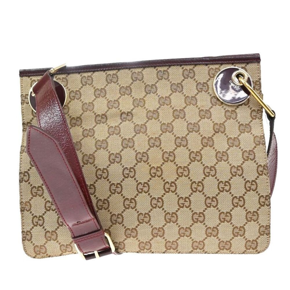 Gucci Crossbody Canvas Beige Canvas Shoulder Bag Bag